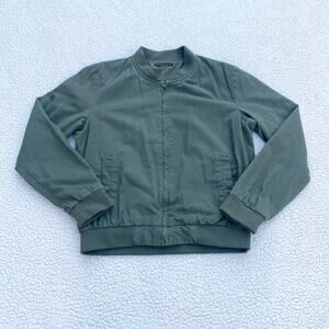 Brandy Melville Army Green Bomber Kasey Jacket